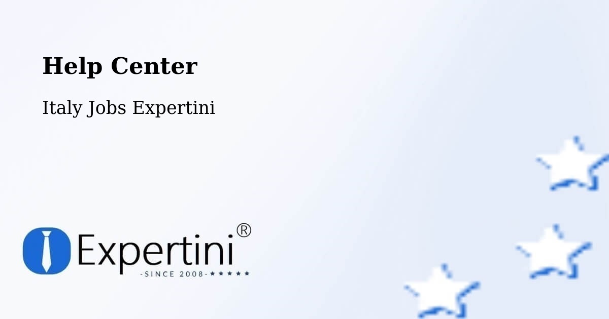 Help Center – Gorizia - Italy Jobs Expertini